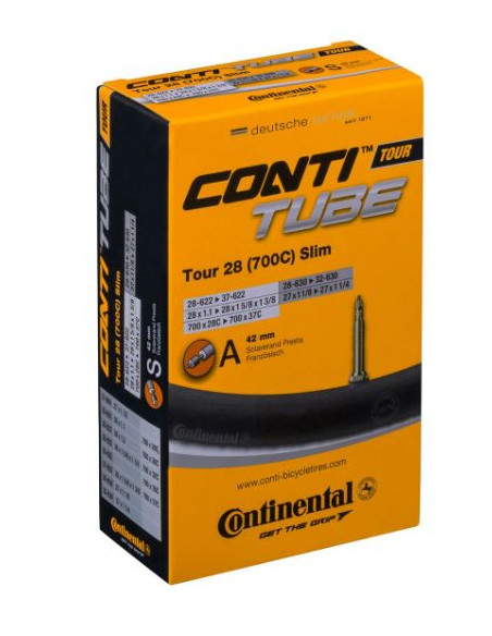 Slang 28tum Tour Slim Raceventil Continental