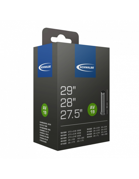 Slang 27,5, 28, 29tum MTB Bilventil Schwalbe