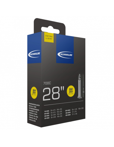 Slang 28tum 18-28mm Raceventil Schwalbe 60mm