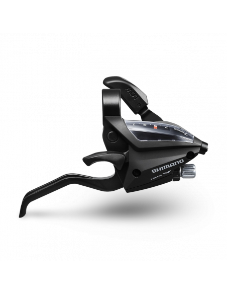 Växelreglage/bromshandtag 7vxl ST-EF500 Svart