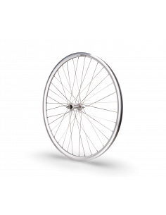 Framhjul 28" 622 DB Mutter Silver
