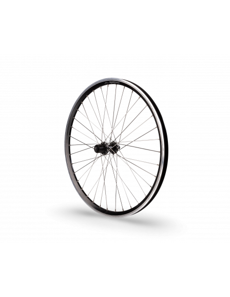 Bakhjul 26" 559 DB QR Kassett Silver