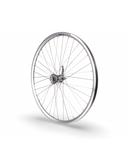 Bakhjul 28" 622 0-vxl Silver