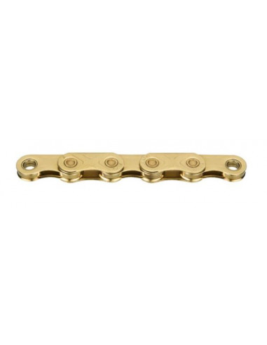 Kedja KMC X Flat Waxed Gold 12/13-vxl