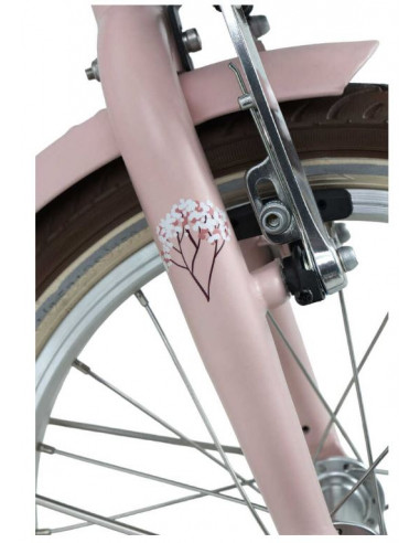 Monark Lill-Karin 16tum 0-vxl Ljusrosa