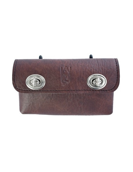 Sadelväska Skeppshult Mörkbrun